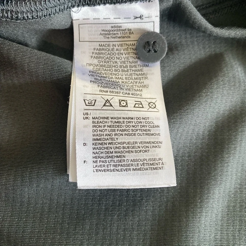 Adidas Black Performance Polo Shirt L